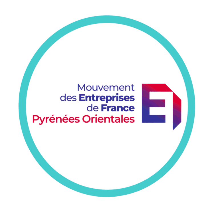 logo mouvement des entreprises de france pyrénées orientales